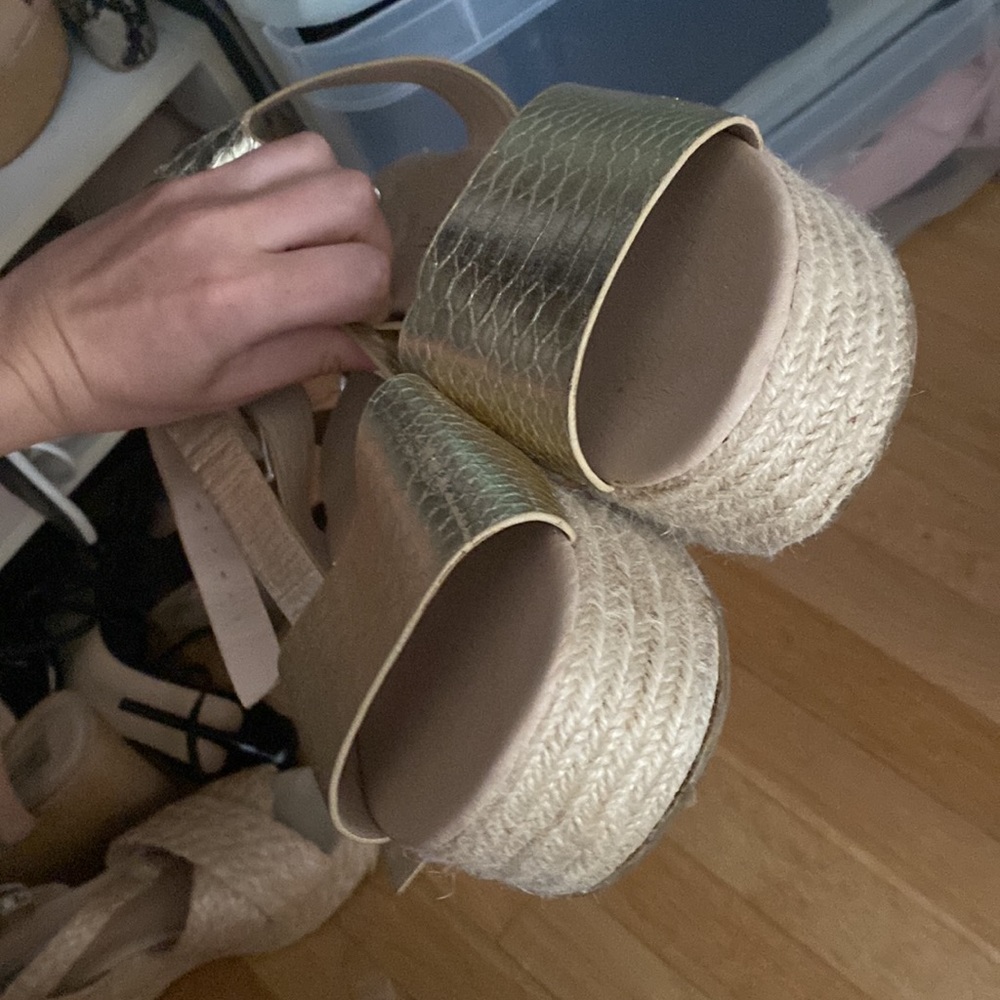 Asos Thear Espadrilles Platform/Flatform Sandals, size 7.5  Great condition - Picture 6 of 7